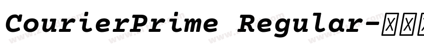 CourierPrime Regular字体转换